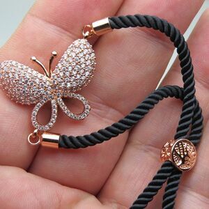 18k Rose Gold plated Butter fly Bracelet